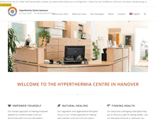 Tablet Screenshot of hyperthermia-centre-hannover.com
